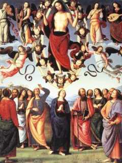 Perugino: Wniebowstpienie Chrystusa