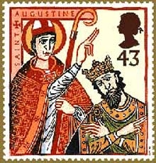 wity Augustyn z Canterbury chrzci w. Etelberta
