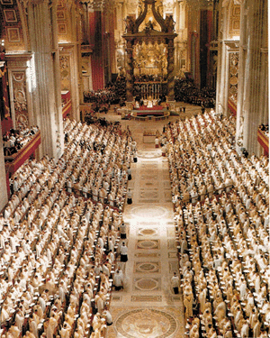 Sesja plenarna Soboru Watykańskiego II